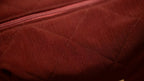 Close-up of a textured red fabric surface