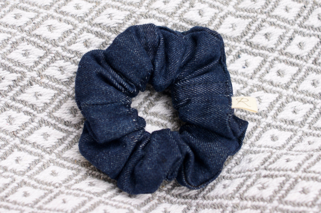 Midnight Denim Scrunchie