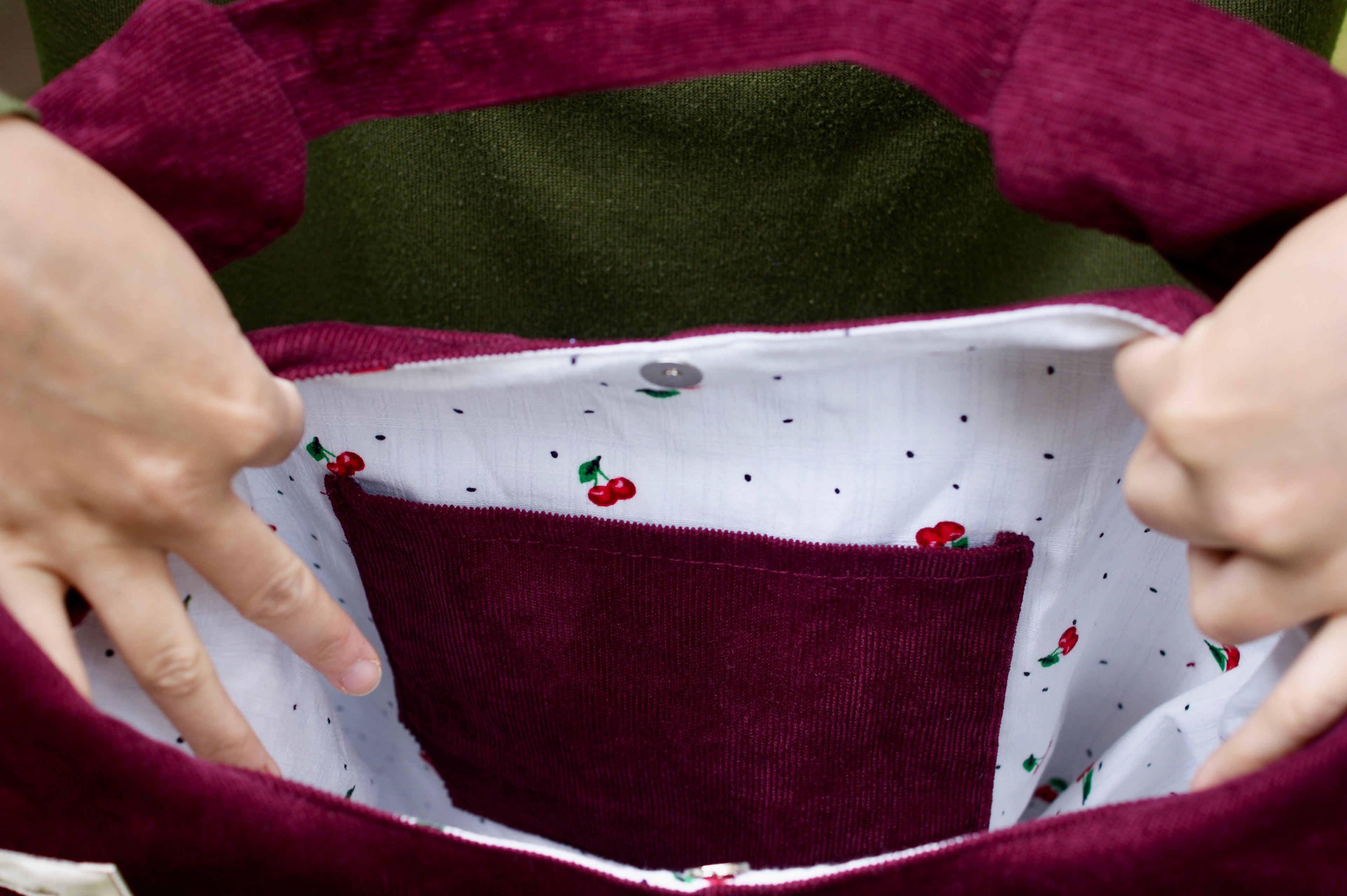 Cherryvine Hobo Bag