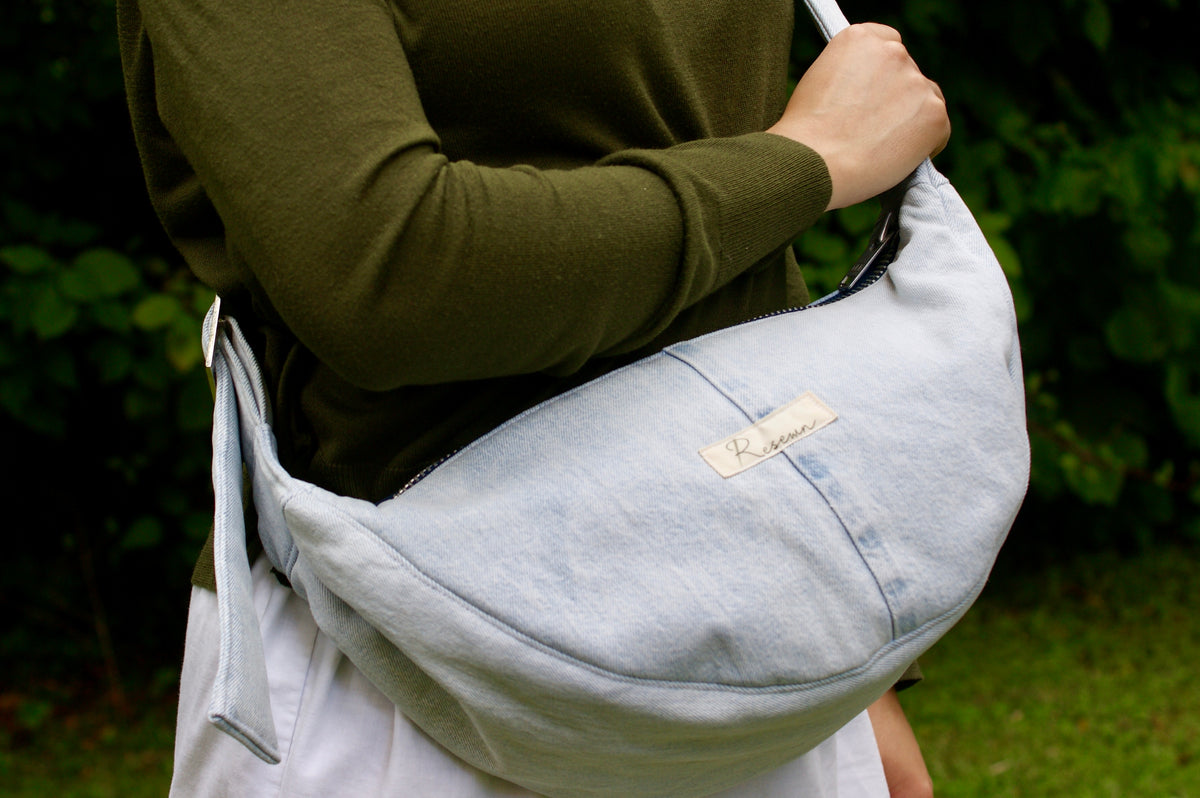 Sunflower Sky Denim Bag