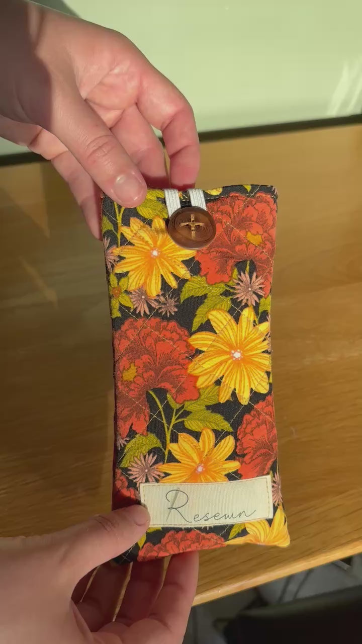 Golden Meadow Glasses Case