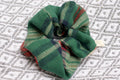 Evergreen Tartan Scrunchie